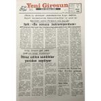 Gökçe Koleksiyon Yeni Giresun Gazetesi 1 Nisan 1994İTIRAZ Edilen Sandıklar Yeniden Sayılıyor GZ30091