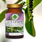 Gökçek Şifa Karabiber (Black Pepper) Toz Ekstresi 60 gr. Cam Kavanoz