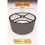 GÖKDAĞ GROUP Koyu Gri Lambader Başlığı 35 CM Mega Boy Pratik Kurulum