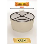 GÖKDAĞ GROUP Krem Lambader Başlığı 35 CM Mega Boy Pratik Kurulum