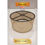 GÖKDAĞ GROUP Retro Hasır Lambader Başlığı 35 CM Mega Boy Pratik Kurulum