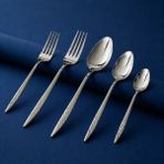 Gökdil Salkım 60 Vibe Steel Parça 12 Kişilik Çelik & Kutulu Çatal & Kaşık Takımı