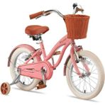 Gokidy Magnesia 16" Jant Çocuk Bisikleti - Italyan Tipi Sele ve Elcik - Pembe