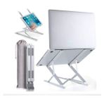 Gökkuşağı Alüminyum Katlanabilir Ayarlı Dizüstü Laptop Notebook Standı