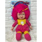 Gökkuşağı Bebekleri Lahana Bebek , Dolgu Bebek , Et Bebek 45 cm (Yeni Sezon) Neon Pembe