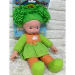 Gökkuşağı Bebekleri Lahana Saçlı Dolgu Bebek 35 cm - Yeşil