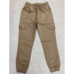 Gökkuşağı Bej Kargo Cep Pantolon Erkek Çocuklar İçin Modern Fit Düz Desenli - 3 Yaş