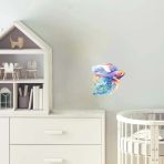 Gökkuşağı Beta Balığı Duvar Stickerı