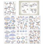 Gökkuşağı Folyosu, Pencere Filmi, Renkli, Suncatcher Sticker Prizma Pencere Çıkartması, Kendinden Yapışkanlı Gökkuşağı Pencere Folyosu, Gökkuşağı Efektli, Dekoratif Pencere Resimleri, Çiçekler
