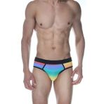 Gökkuşağı Jockstrap Erkek İç Giyim (Çok Renkli)