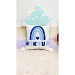Gökkuşağı Model Bebek Punch Yastık Isimli Bebek Yastık - 35*35