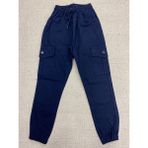 Gökkuşağı Modern Fit Lacivert Kargo Cep Pantolon 5 Yaş Erkek Çocuk İçin Düz Desenli Rahat Kullanım