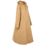 GÖKNUR ARSLAN OVERSIZE SİYAH YAĞMURLUK CAMEL Standart Kadın