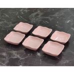 Göksan Mutfak Çerezlik Pembe Keramika 6lı - 1 - Açık Pembe