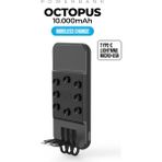 Gökshop Scorpion 10000 Mah LED Göstergeli 3in1 Kablolu Power Bank - Siyah