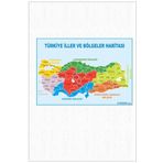Göktuğ Hediyelik Türkiye Iller Ve Bölgeler Haritası 100X70 Branda Baskı