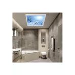 Gökyüzü Panel 3 Yıl Garantili Avize -54Watt-60X60 -Led Banyo Tasarım Aydınlatma- Tavana Yapışık-Kolay Montaj Avize