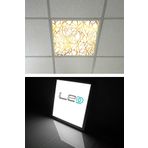 Gökyüzü Panel 60Cmx60cm Led Armatür-60X60 Taş Yünü Asma Tavan Ledi-54W-Beyaz-Led Panel-Asma Tavan Led-Sıva Altı-