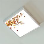Gökyüzü Panel 60WATT-GÜÇLÜ Işık-Özel TASARIM-60 x 60 Ledli Koridor Tavan Avize-Tavana Yapışık Yatak Odası LED Avize - Beyaz - 1