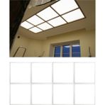 Gökyüzü Panel 8 Adet,yeni Tavan Aydınlatma, 8 Li LED PANEL,T24 Asma Tavanlar Için Gurup LED Aydınlatma PANEL,60 x 60 - Beyaz - 1