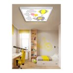 Gökyüzü Panel Çocuk-Odası-Avize-60X60-54W-Led-Armatür-Genç-Odası-Avize-Desenli-Panel-En-Şık-Genç-Odası-Aydınlatma