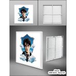 Gökyüzü Panel Çocuk Odası Harry Potter Avize, 60 x 60 Kare, Ledli Tavan Lambası, Ev Için Modern Avize, 60WATT, Beyaz - 1