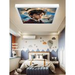 Gökyüzü Panel Çocuk Odası Harry Potter Avize, 60WATT Homojen Tavan Lambası, Kolay Montaj, Modern 60 x 60 Kare, Beyaz - 1