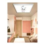 Gökyüzü Panel Genç Odası Avize-60Cmx60cm-54Watt-Led-6500 Kelvin (Beyaz)-, Trendyol Tekli Avize-Minnoş Kedi Avize