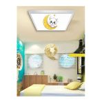 Gökyüzü Panel Genç Odası Avize-60Cmx60cm-54Watt-Led-6500 Kelvin (Beyaz)-Trendyol Tekli Avize,Trend Avize Tasarım