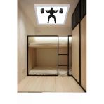 Gökyüzü Panel Genç Odası Avize Halterci Led Aydınlatma-54W-60X60 Lamba