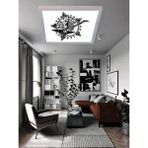 Gökyüzü Panel Genç Odası LED Avize Rock Star Lamba 60W Yüksek Homojen Aydınlatma 60X60 Modern Avize - Beyaz
