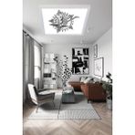 Gökyüzü Panel Genç Odası Rock Model Baskılı LED Avize 60WATT Beyaz Işık Homojen Aydınlatma, Modern Kare LED - 1