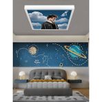 Gökyüzü Panel Harry Potter Avize, 60 x 60 LED-60WATT- Çocuk Odası Tavan Lambası, Modern Yeni Tavan Avize, Beyaz Işık - 1