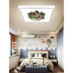 Gökyüzü Panel Harry Potter Led Lamba-Çocuk Odası avize-60x60-6400k-beyaz ışık-led-panel-armatür-60watt-YENİ Modern - 1