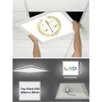Gökyüzü Panel Hukuk Logo Asma TAVAN-60 cm x 60 cm -SIVA ALTI-54W-6500K-BEYAZ-LED Panel-Led Armatür- Taş Yünü Asma Tavan - 1