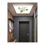 Gökyüzü Panel Koridor Avize-60X60-54W-Led-Armatür-Koridor-Aydınlatma-Desenli-Panel-Koridor-Led-Lamba-Işık Tavan