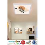 Gökyüzü Panel Led Avize 60Cmx60cm -6500K - 54W Tavan Lambası Aydınlatma