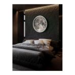 Gökyüzü Panel Moon Led Aplik, 30Cm Çap Led 25Watt, Modern, Duvar Aplikleri,Yatak Odası Aplik,Duvar Aplik Modelleri