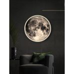 Gökyüzü Panel New-Moon, Modern Aplik, 30 cm LED 25WATT, LED Duvar Aplikleri, Yatak Odası Aplik, Yatak Başı Aplik - Beyaz - 1