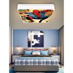 Gökyüzü Panel Spiderman-Led AVIZE-25WATT-30 cm x 30 cm , Çocuk Odası Avize, Avize Modelleri, Örümcek Adam LED Avize - Beyaz - 1