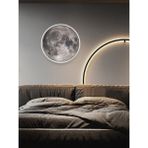 Gökyüzü Panel Yatak Başı Aplik-Moon LED Aplik, 30 cm -LED 25WATT,DUVAR Aplikleri, Yatak Odası Aplik, Aplik Modelleri - Beyaz - 1
