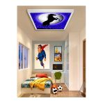 Gökyüzü Panel Yeni Genç Odası Avize-60Cmx60cm-54Watt Kare-Led-6500 Kelvin (Beyaz)-30M2 Alan Homojen Aydınlatma-