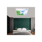 Gökyüzü Panel Yeni Nesil 54 Watt-Kare 60X60 -Led Yatak Odası Tasarım Aydınlatma-Tavana Yapışık-Kolay Montaj Avize