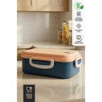 GOLCIA Tek Katlı Sızdırmaz Paslanmaz Çelik Beslenme Kabı - İndigo - 450 ml - Renkli