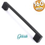 Gölcük Düz Siyah Mobilya Mutfak Dolap Çekmece Dolabı Kapak Metal Kulpu Kulbu Kulpları 160 Mm