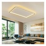 Gold 60X90CM Kare 3000K Işık Rengi,kumandalı LED Tavan Lambası,avize,modern Aydınlatma, Dekoratif Işık