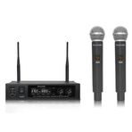 Gold Audio U-626EE Çiftli Uhf El Tipi Kablosuz Mikrofon