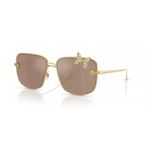 Gold Azure Flash Gümüş Güneş Gözlüğü Versace, K0030w - Altın - Şeffaf Ayna Gerçek Gül Altın, 59/15/140