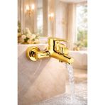 Gold Banyo Bataryası Pirinç Gövde - Altın