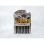 Gold Beauty Lüks 8 Parça Profesyonel Makyaj Fırça Seti (Yüz Ve Göz İçin Tam Set)